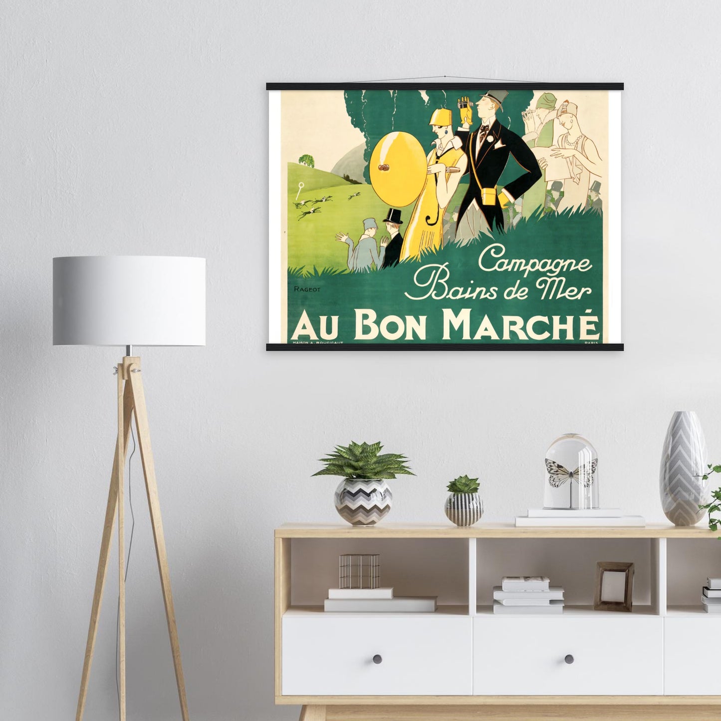 Vintage Poster reprint on premium matte paper - Posterify