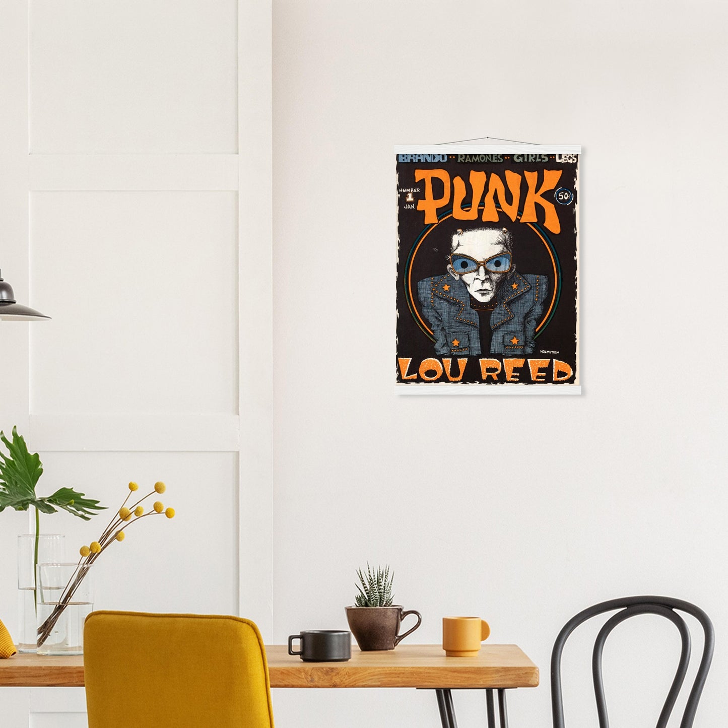 Lou Reed Punk Vintage Poster reprint on Premium Poster Matte Paper - Posterify