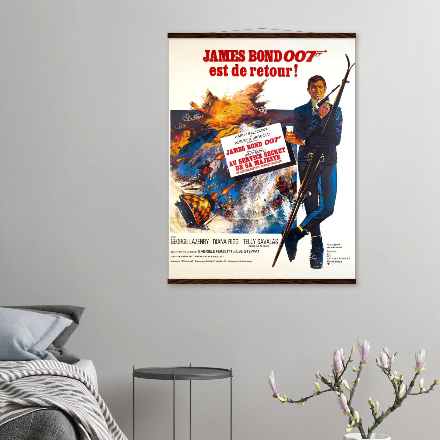 Vintage Poster Reprint, James Bond, Wall Art on Premium Paper - Posterify