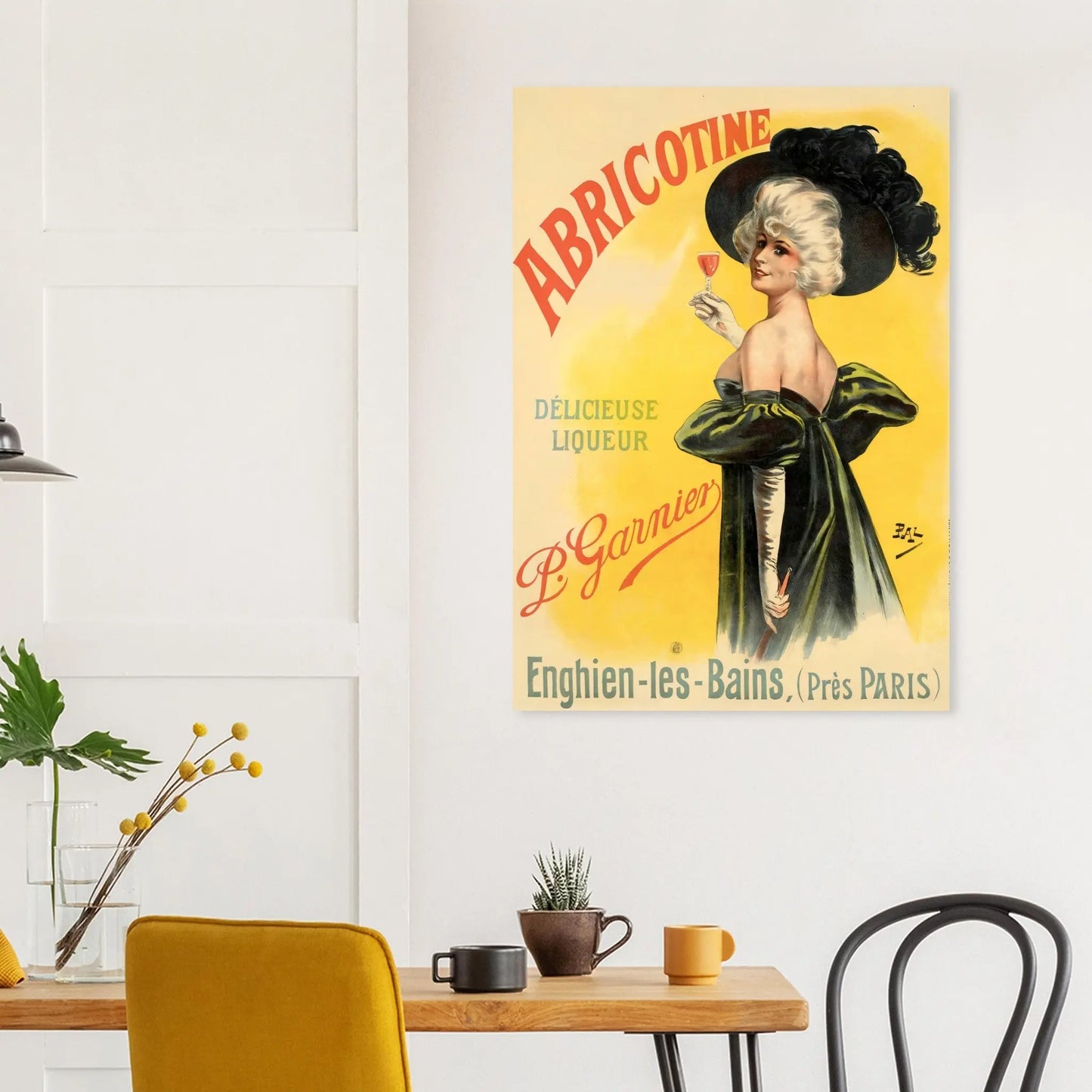 Abricotine Vintage Poster reprint on premium matte paper - Posterify