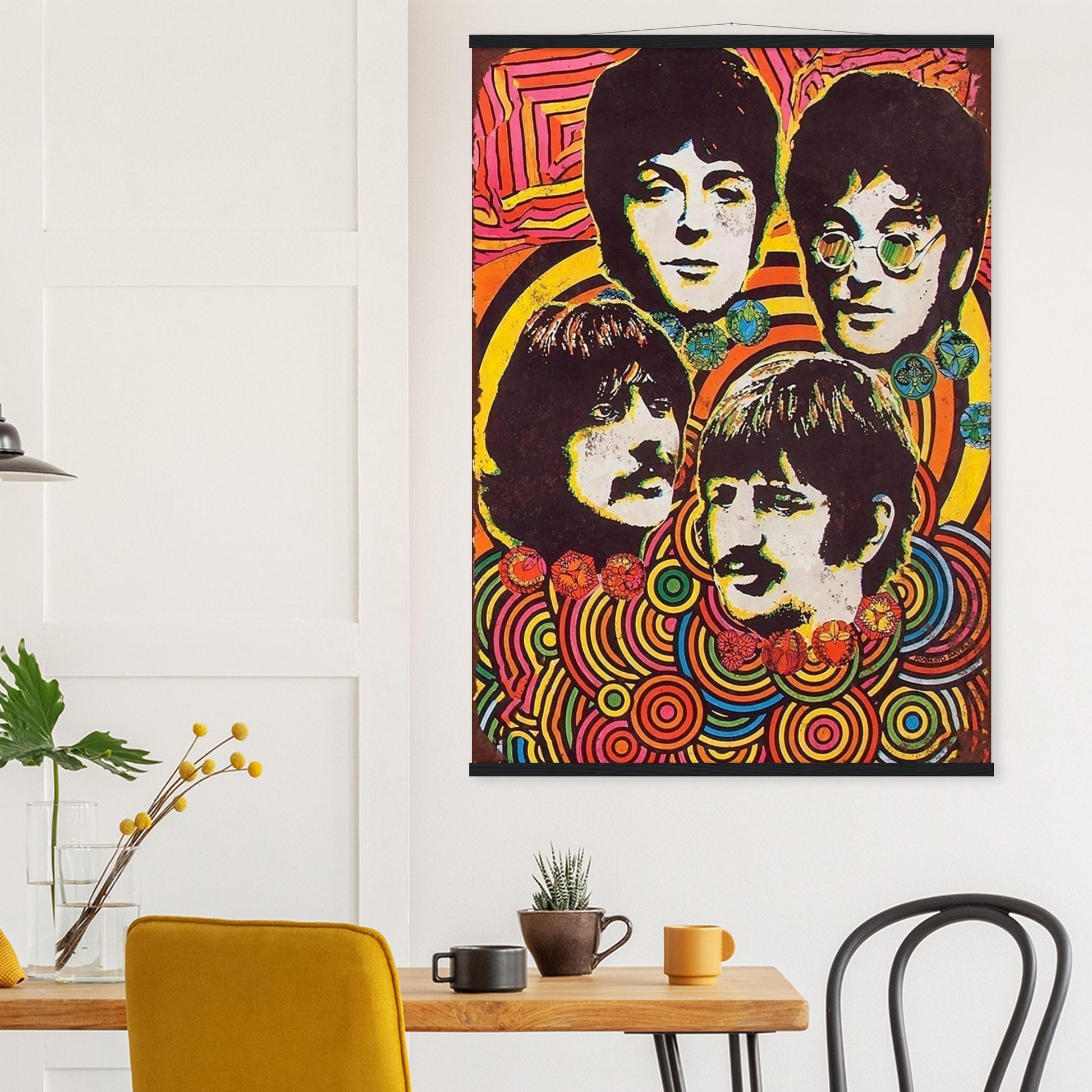 Beatles Vintage Poster Reprint on Premium Matte Paper - Posterify