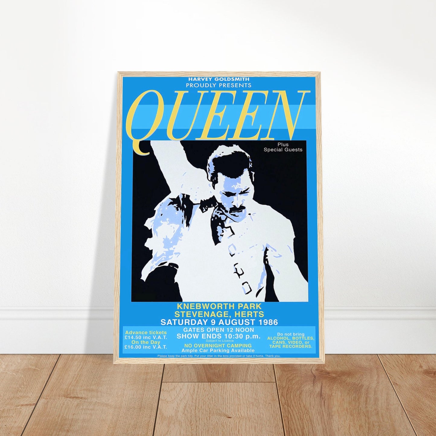 Queen Vintage Poster Reprint on Premium Matte Paper - Posterify