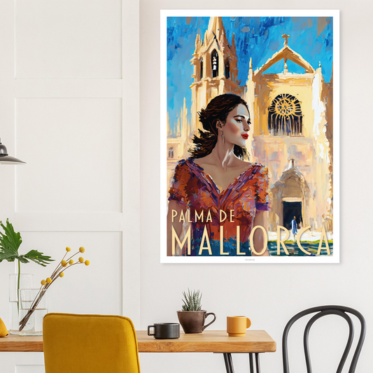 Palma, Mallorca Poster by Posterity Design on Premium Matte Paper