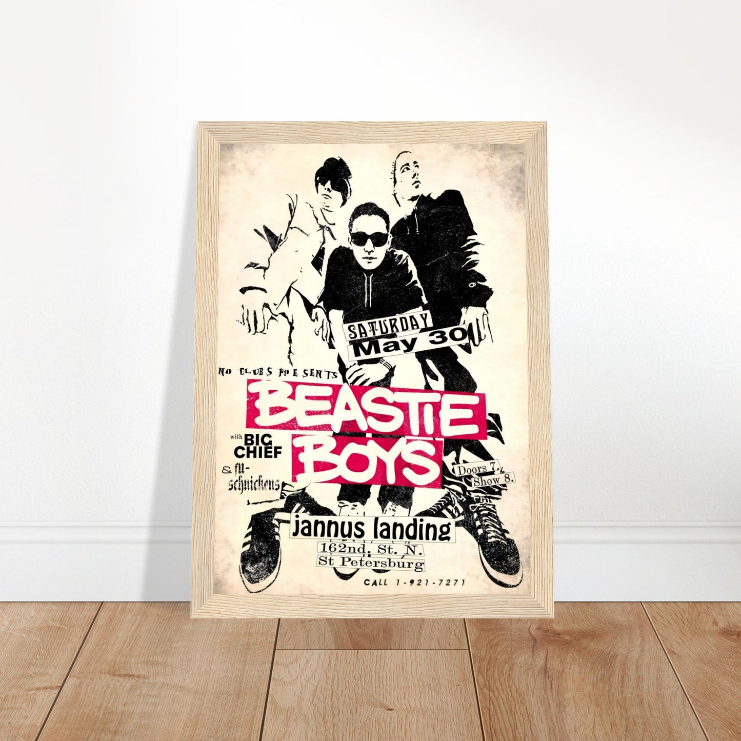 Bestie Boys Vintage Poster Reprint on Premium Matte Paper - Posterify