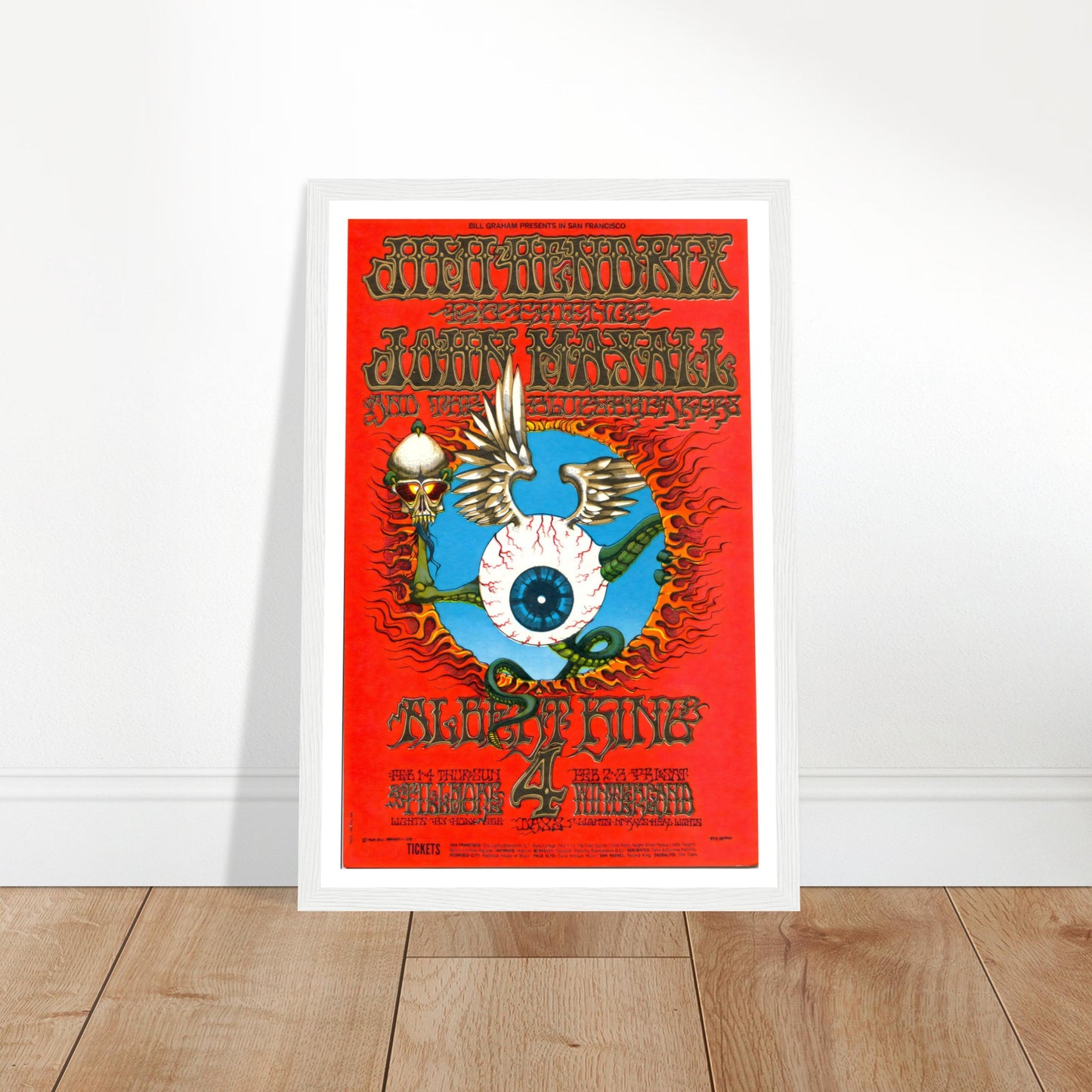 Vintage Poster Reprint, Jimi Hendrix and more, Wall Art on Premium Paper - Posterify