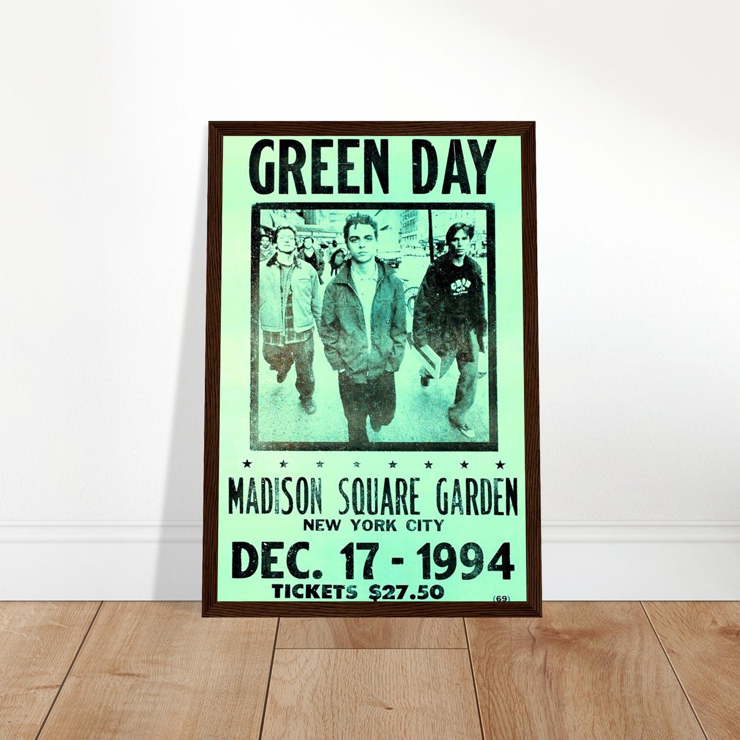 Green Day Vintage Poster reprint on Premium Poster Matte Paper - Posterify