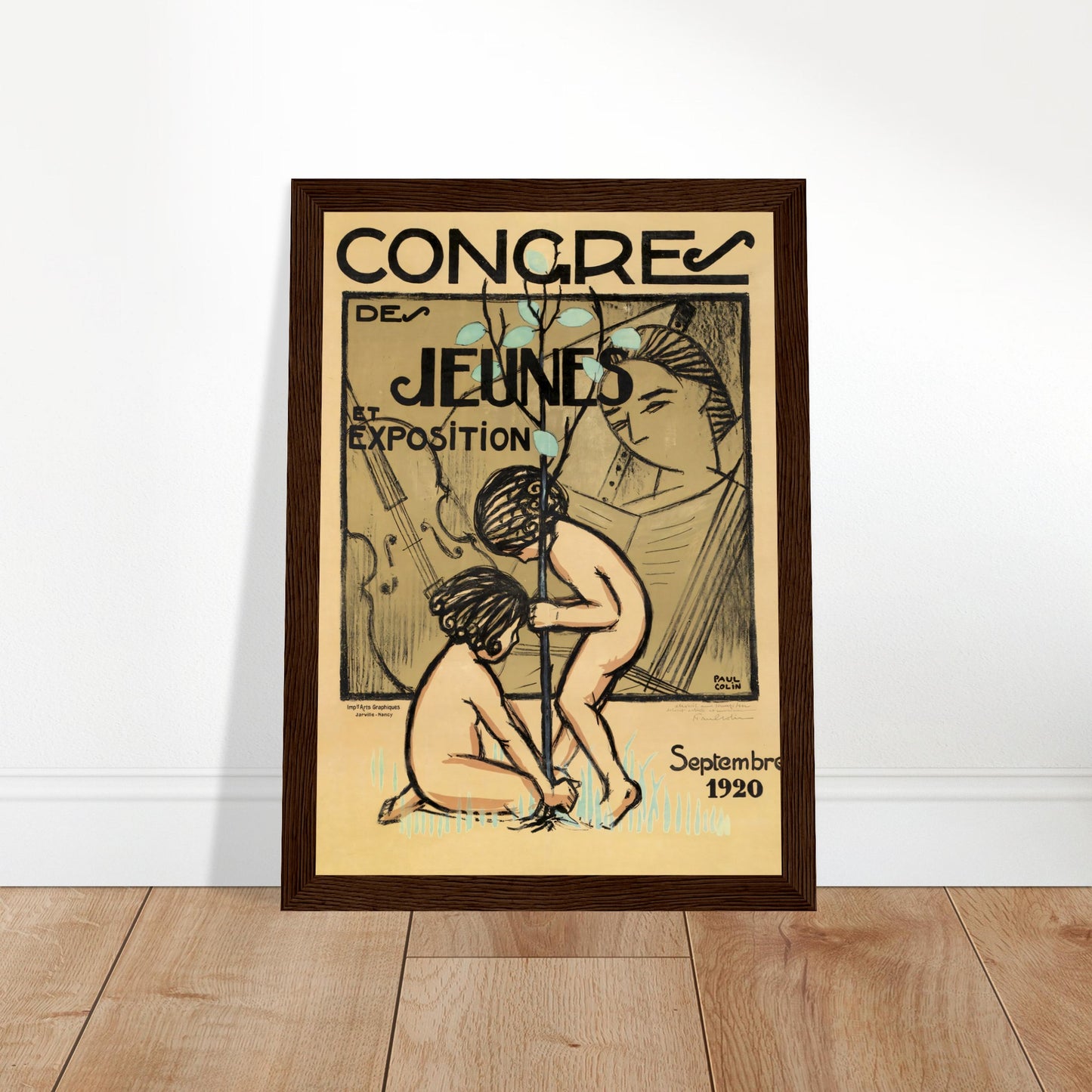 Vintage Poster reprint on premium matte paper - Posterify