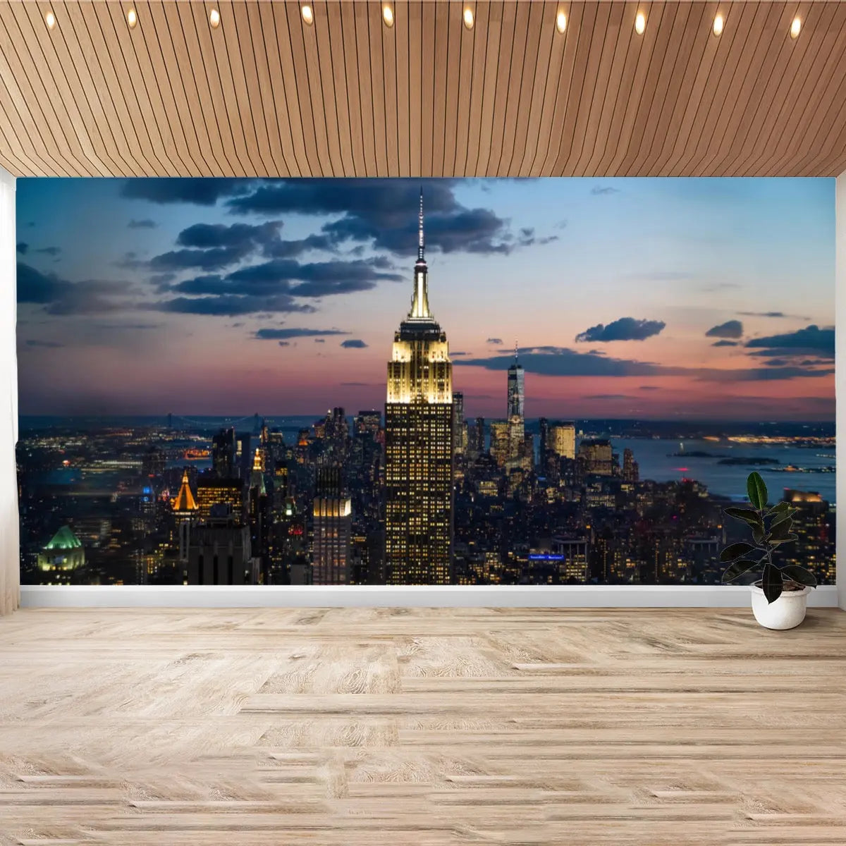 Empire State Building NY Mega Size Wall Stickers - Image #1