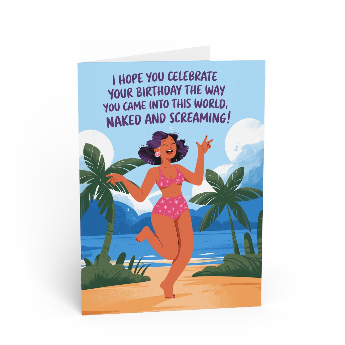 Funny Birthday Greeting Card.