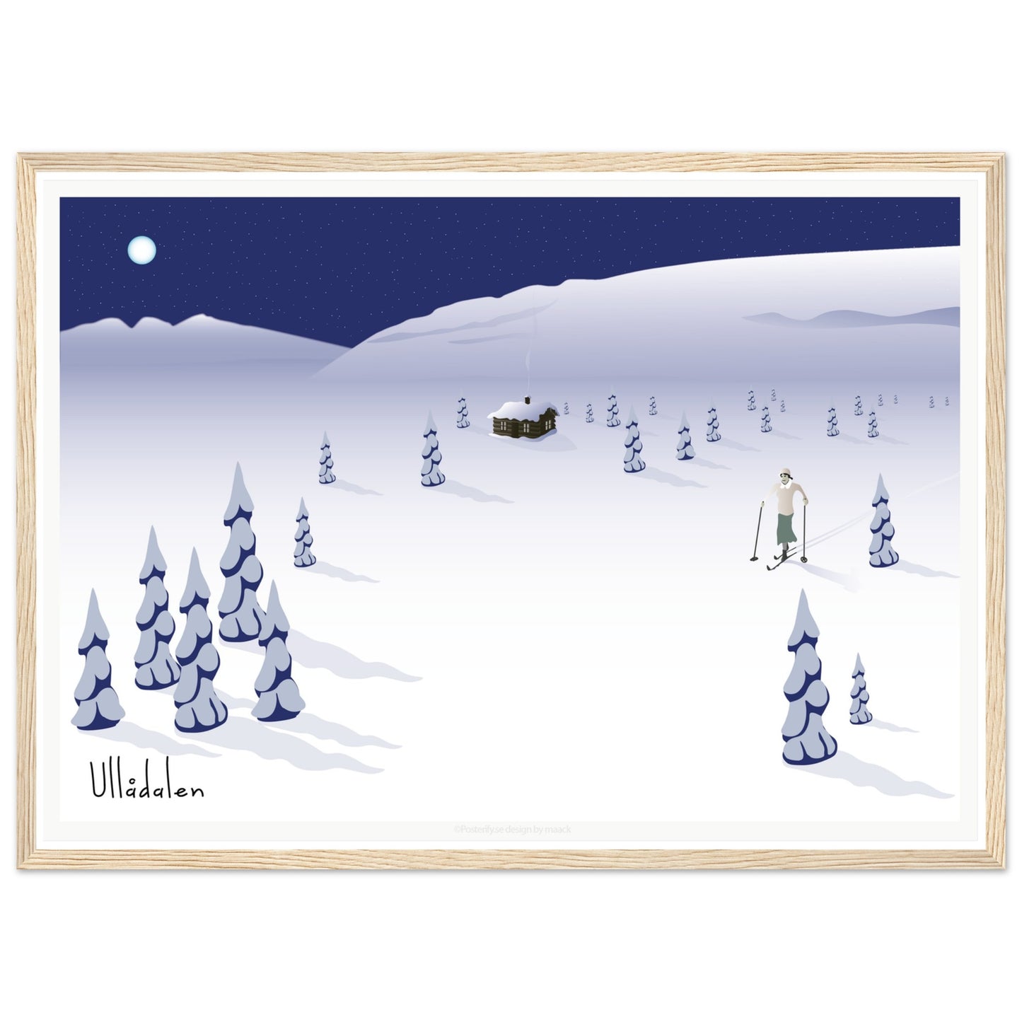 Ullådalen, Åre, Sweden, by Posterify design, Poster on Premium Matte Paper - Posterify