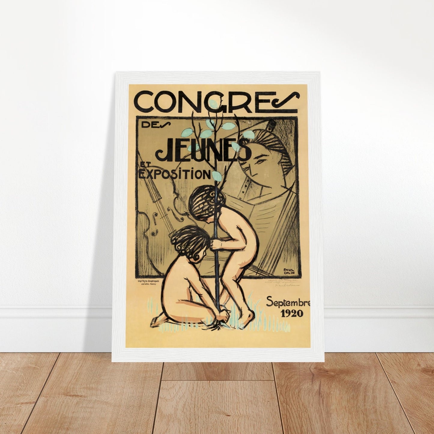 Vintage Poster reprint on premium matte paper - Posterify