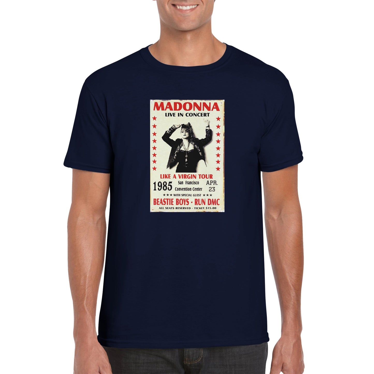 Madonna Classic Unisex Crewneck T-shirt - Posterify