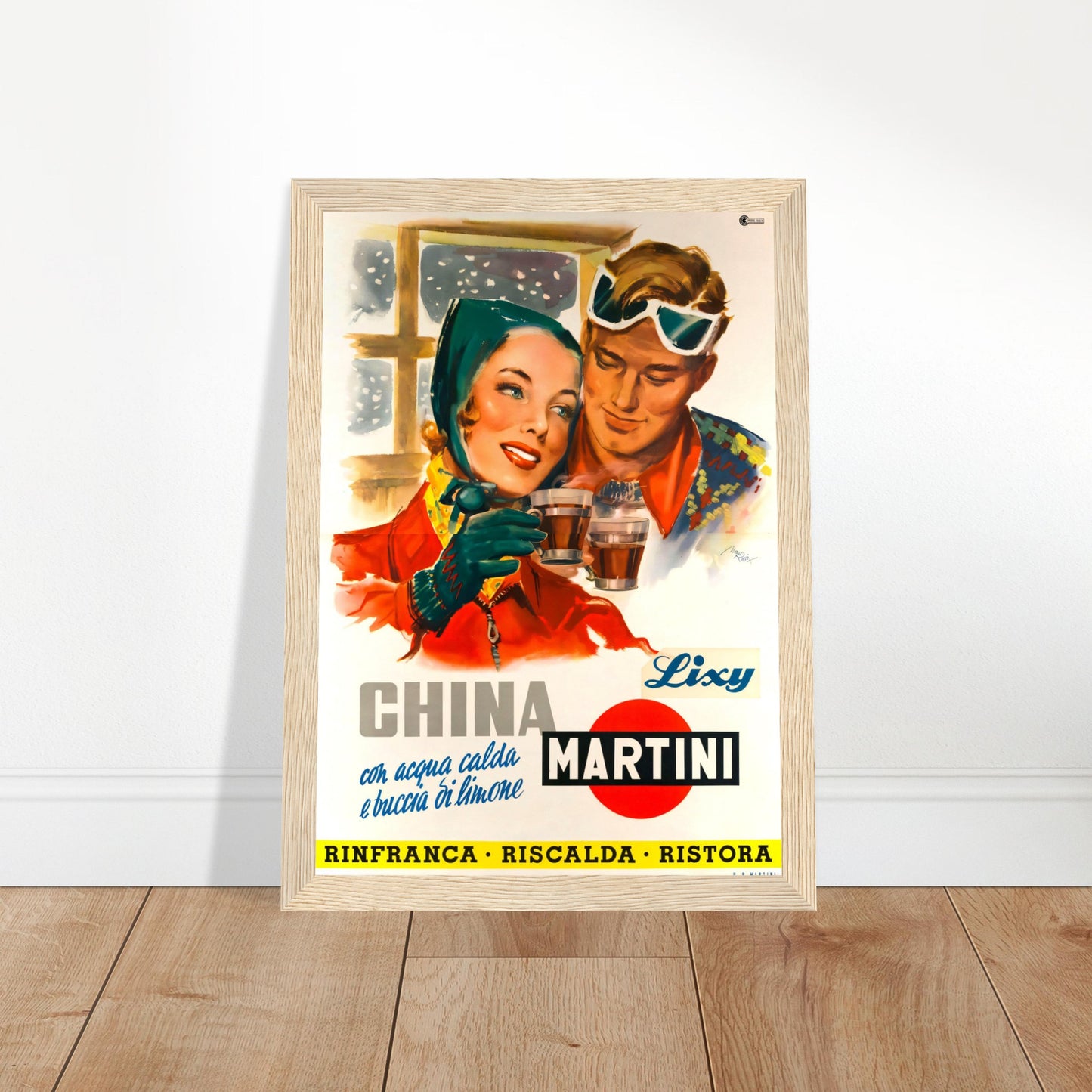 Vintage Poster Reprint, Martini, Wall Art on Premium Paper - Posterify