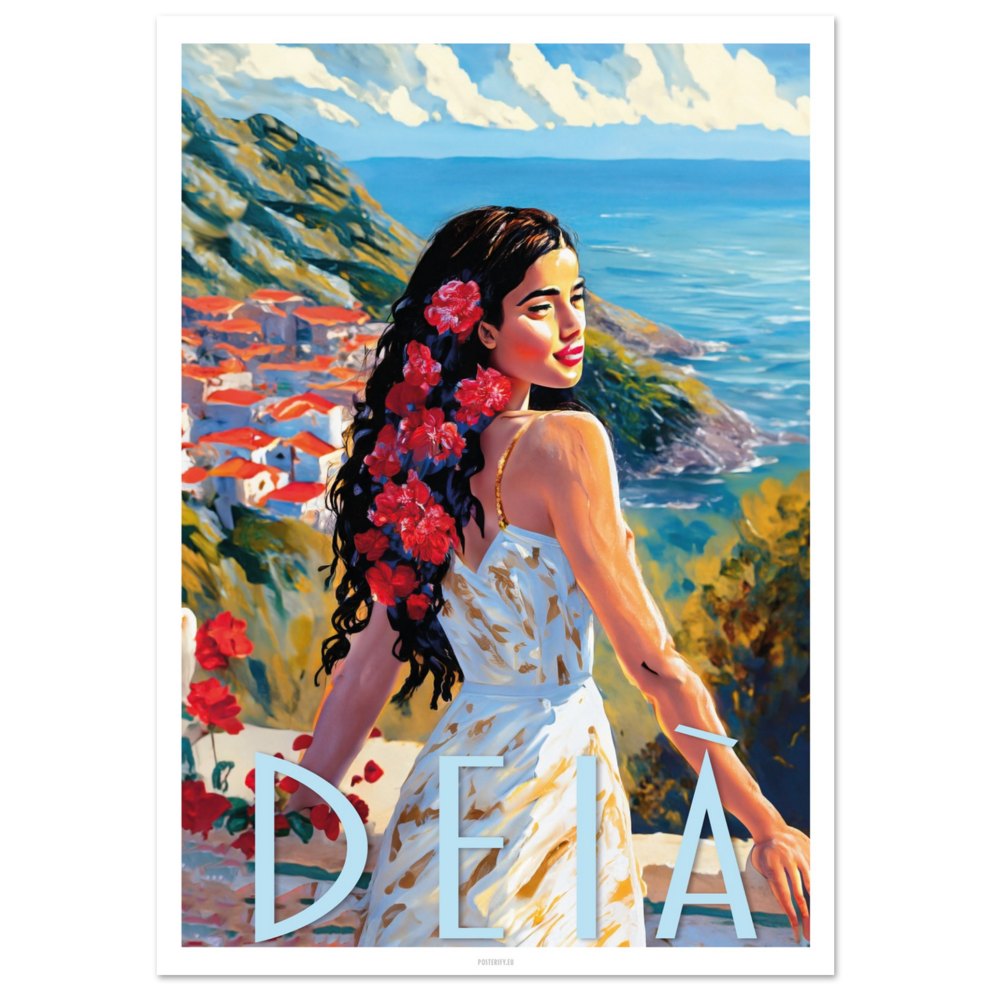 Deiá, Mallorca Poster by Posterity Design on Premium Matte Paper – Posterify