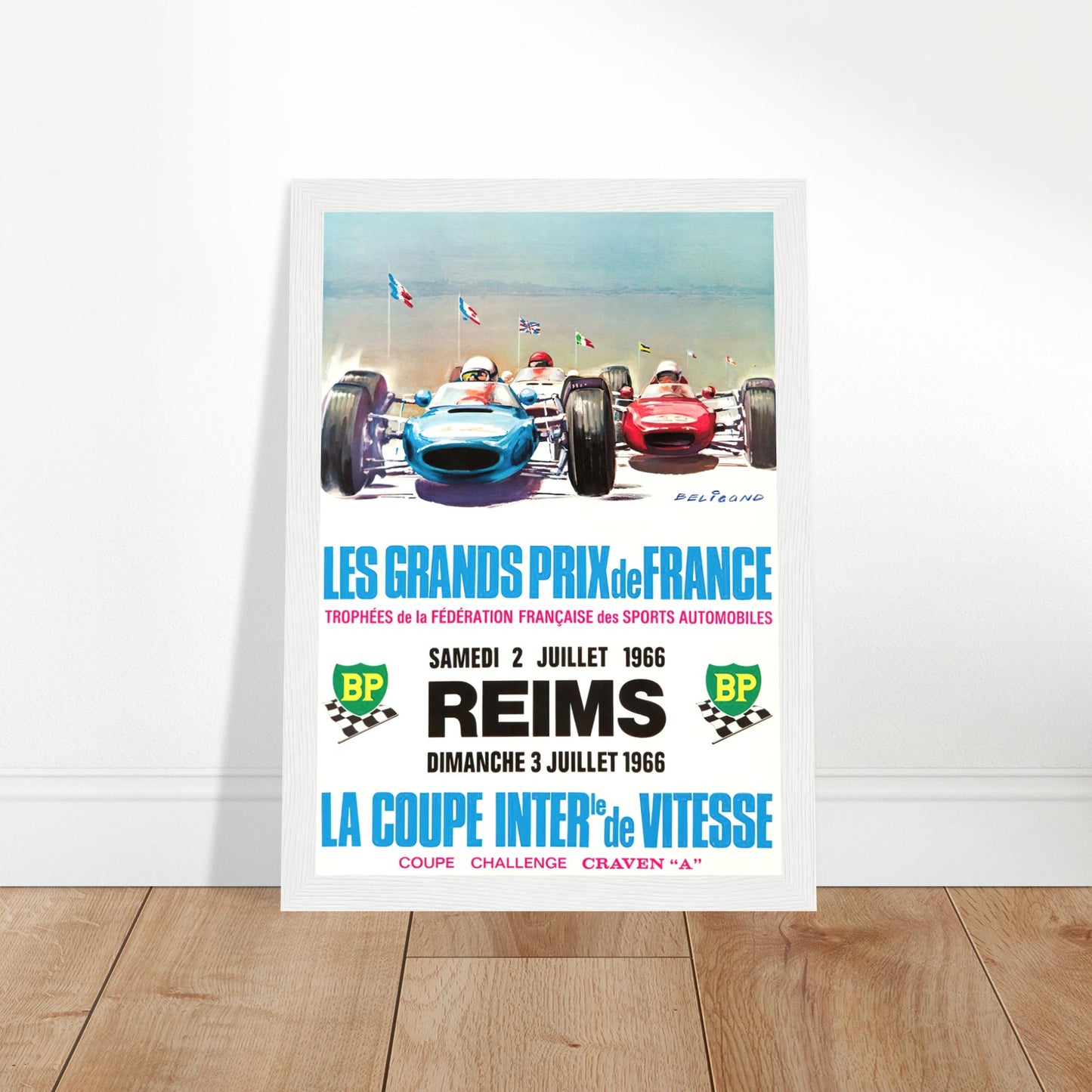 Reims Vintage Poster Reprint on Premium Matte Paper - Posterify