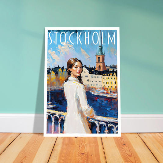 Stockholm Poster By Posterify Design on Premium Matte Paper