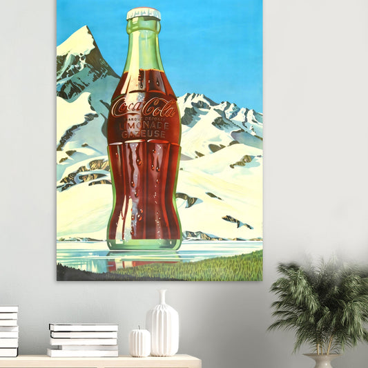 Coca Cola Vintage Poster Reprint on Premium Matte Paper