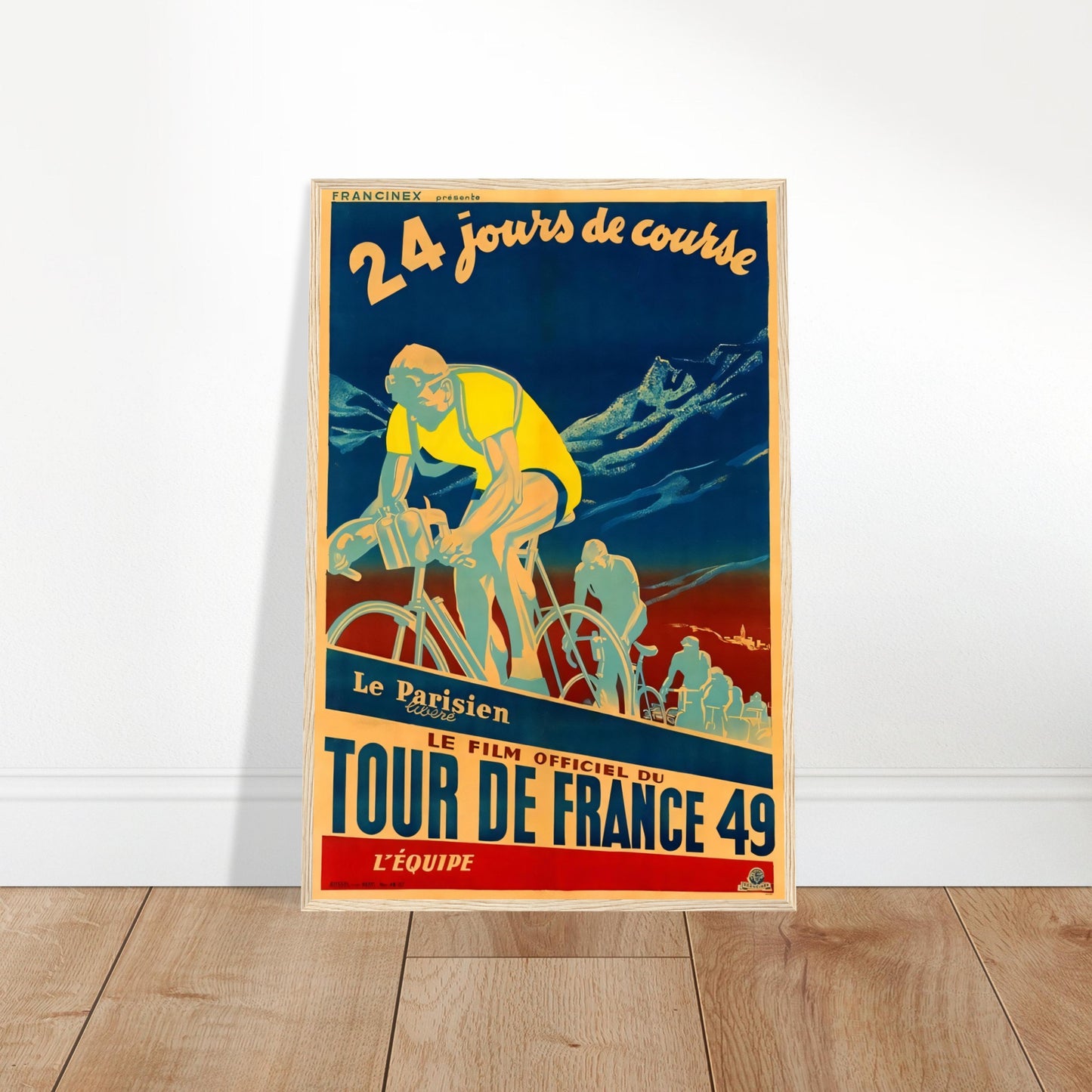 Tour De France, Vintage Poster Reprint on Premium Matte Paper - Posterify