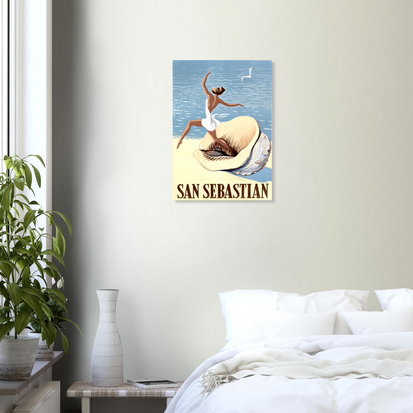 Vintage Poster San Sebastian on Premium Matte Paper - Posterify
