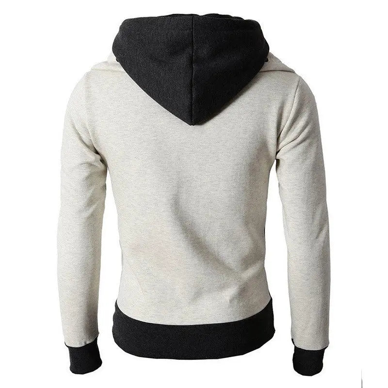 Hillside Men's Hooded Zippered Sweater Casual Autumn Winter Jacket Sports Outdoor Men's Coat - Posterify