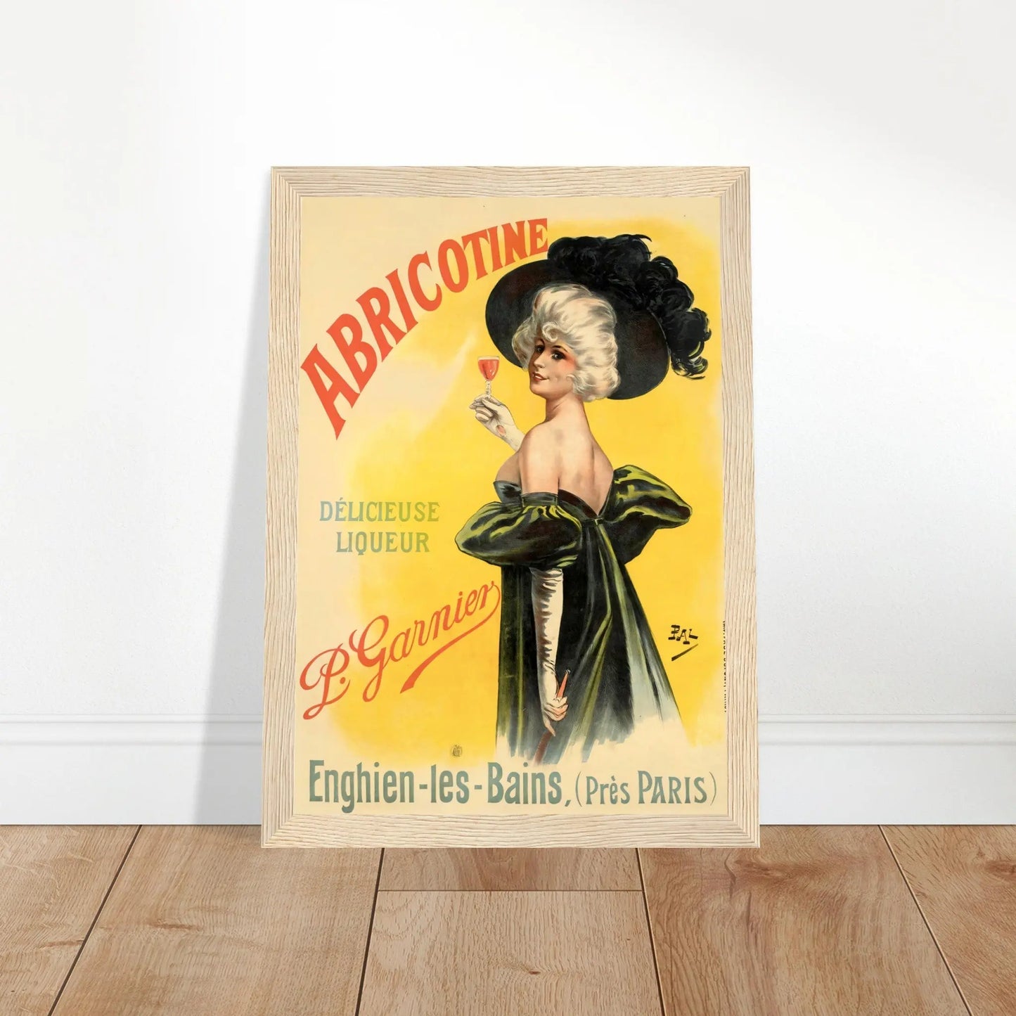 Abricotine Vintage Poster reprint on premium matte paper - Posterify