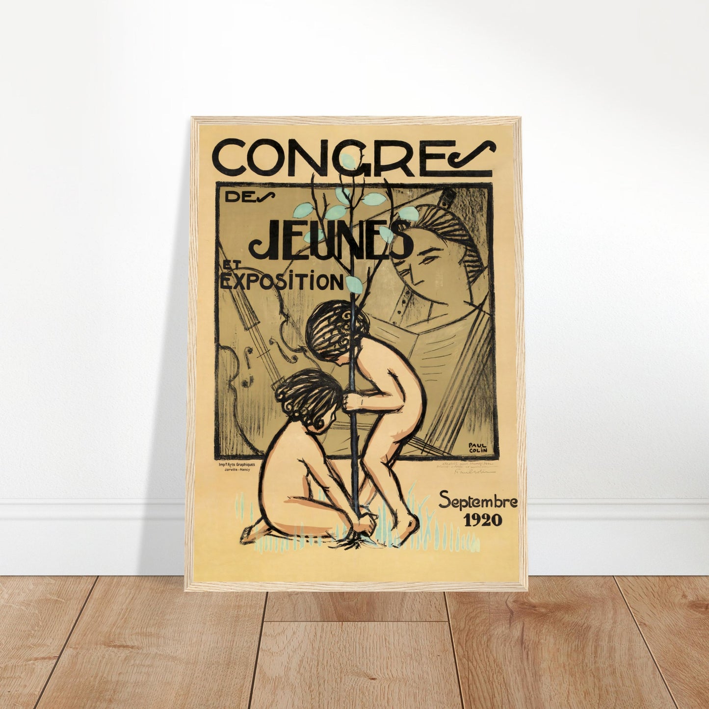 Vintage Poster reprint on premium matte paper - Posterify