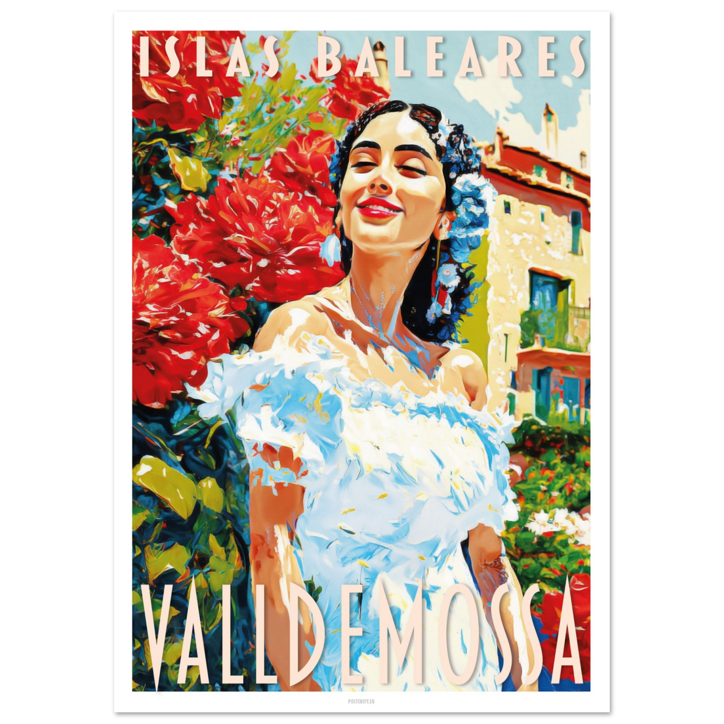 Valldemossa, Mallorca Poster by Posterity Design on Premium Matte Paper - Posterify