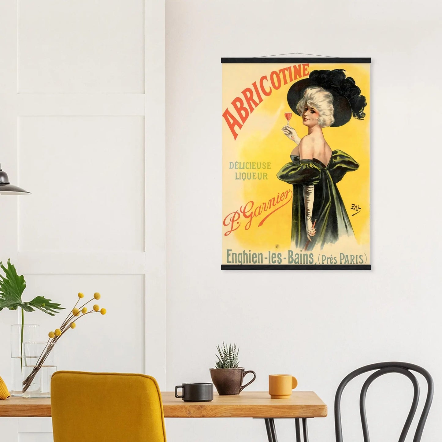 Abricotine Vintage Poster reprint on premium matte paper - Posterify