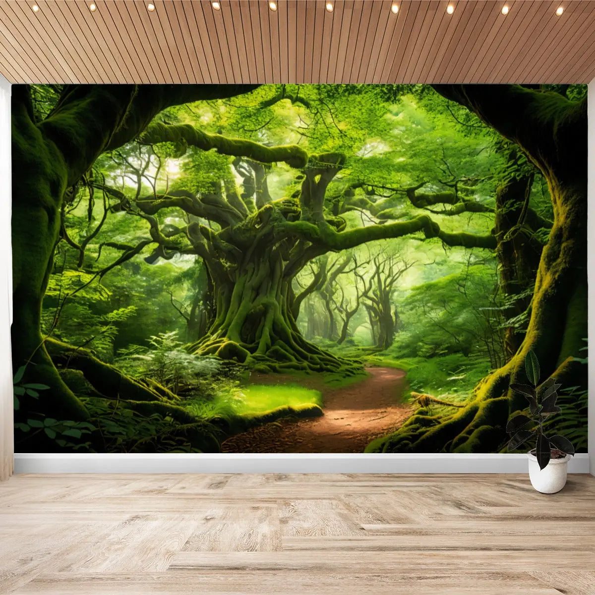 Tolkien Ancient Tree Wall Sticker - Image #2