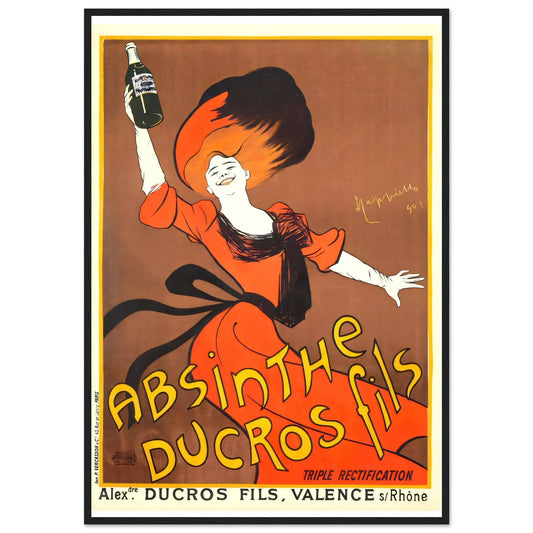 Absinthe Vintage poster reprint on Premium Matte Paper - Posterify