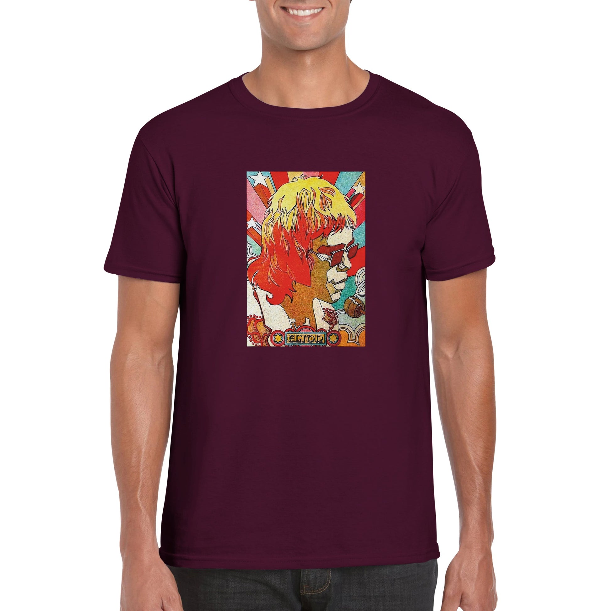 Elton Classic Unisex Crewneck T-shirt - Posterify