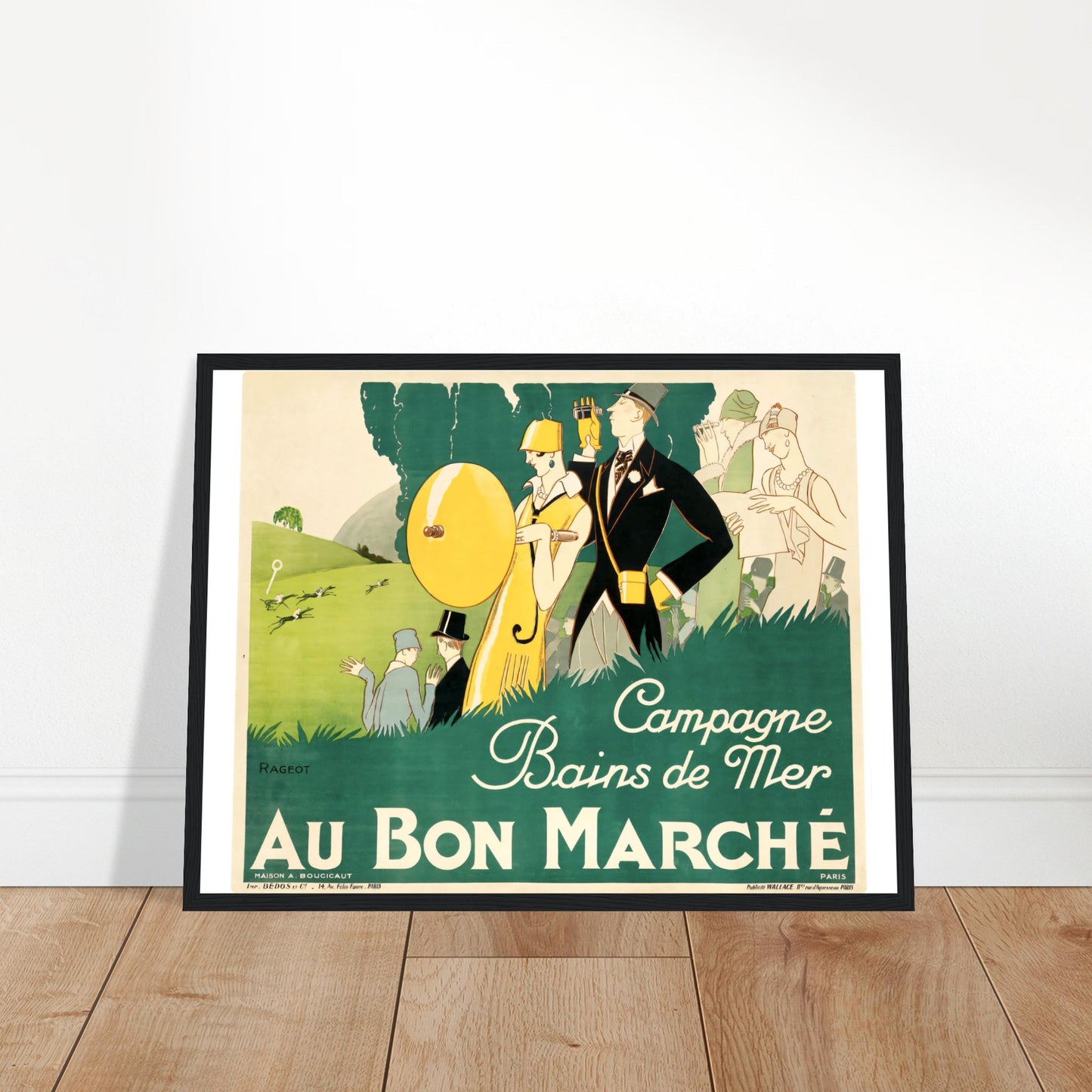 Vintage Poster reprint on premium matte paper - Posterify