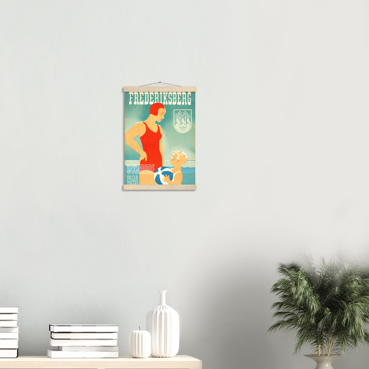 Frederiksberg Vintage Poster Reprint on Premium matte paper - Posterify