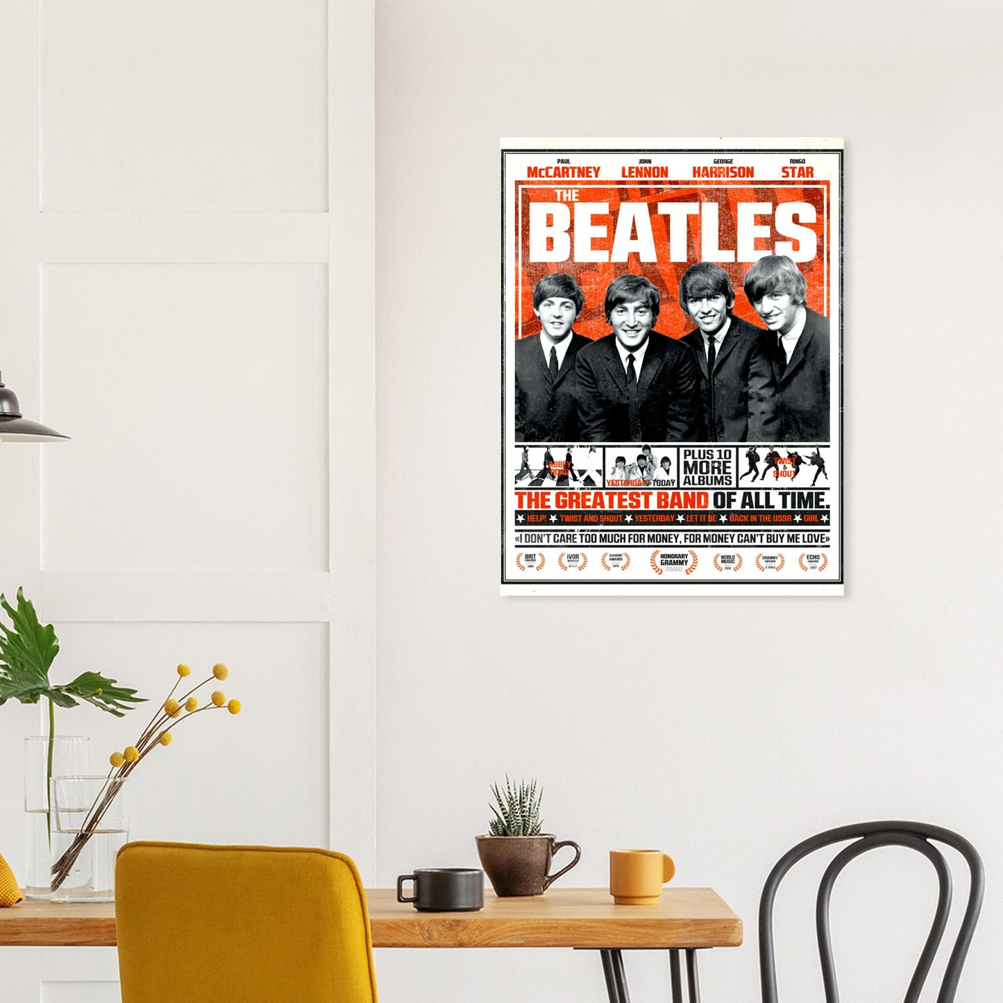Beatles Vintage Poster Reprint on Premium Matte Paper - Posterify