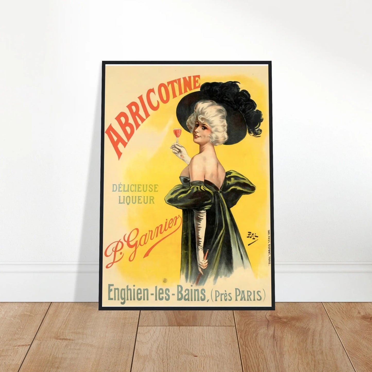 Abricotine Vintage Poster reprint on premium matte paper - Posterify