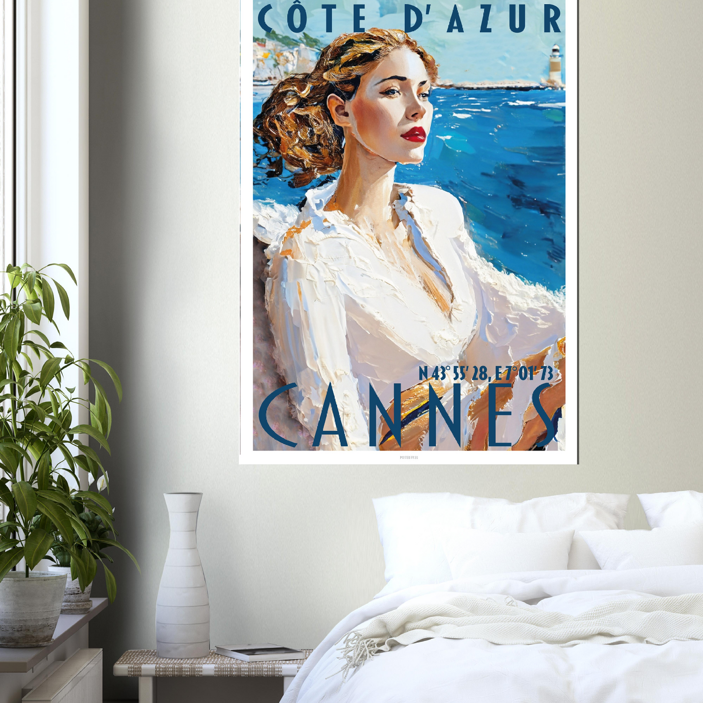 Cannes Poster by Posterify Design on Premium Matte Paper - Posterify