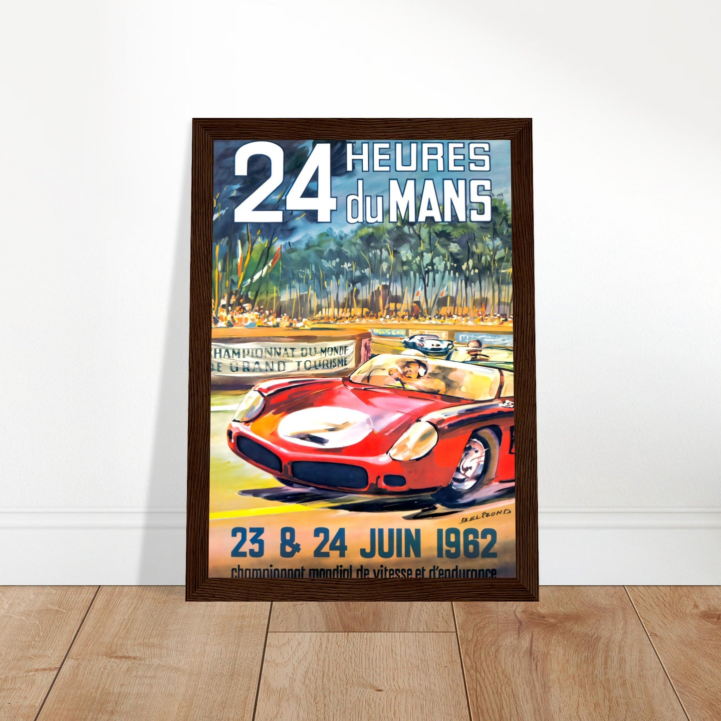 Le Mans Vintage Poster Reprint on Premium Matte Paper - Posterify