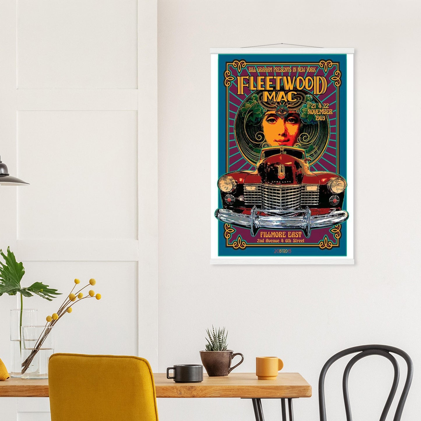 Fleetwood Mac Vintage Reprint Poster on Premium Matte Paper - Posterify