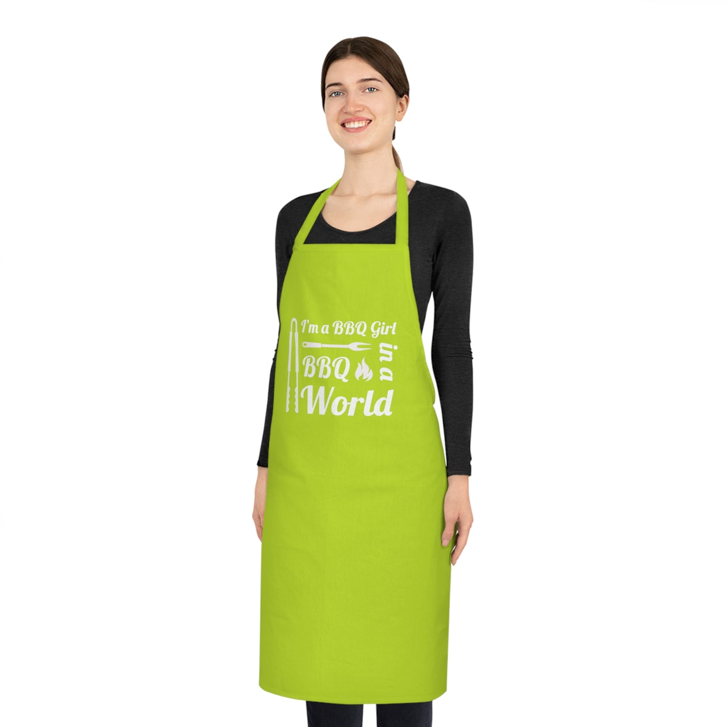 I'm A BBQ Girl in a BBQ World, Cotton Apron