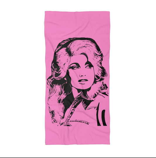 Dolly Parton Beach Towel