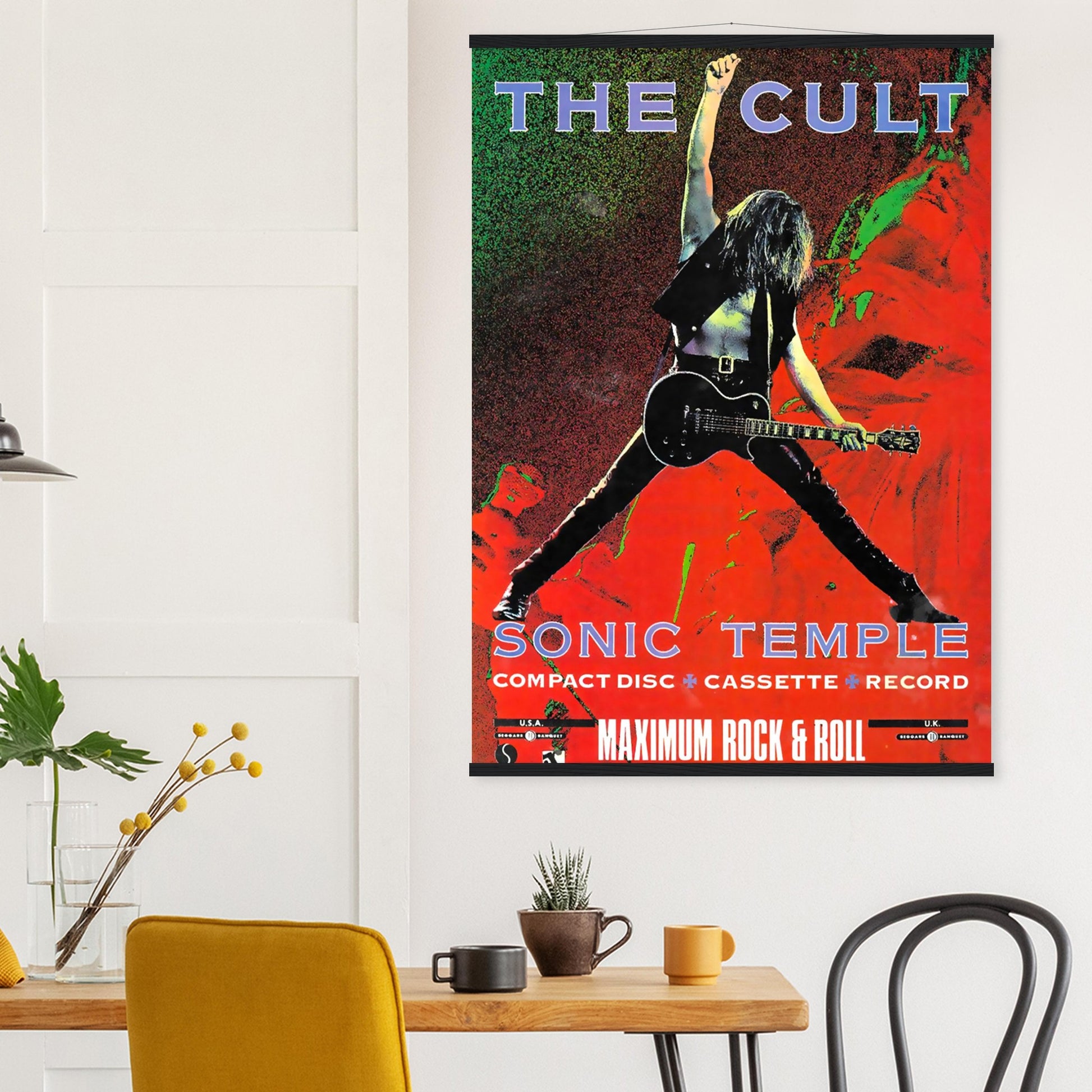 The Cult Vintage Poster Reprint on Premium Matte Paper - Posterify