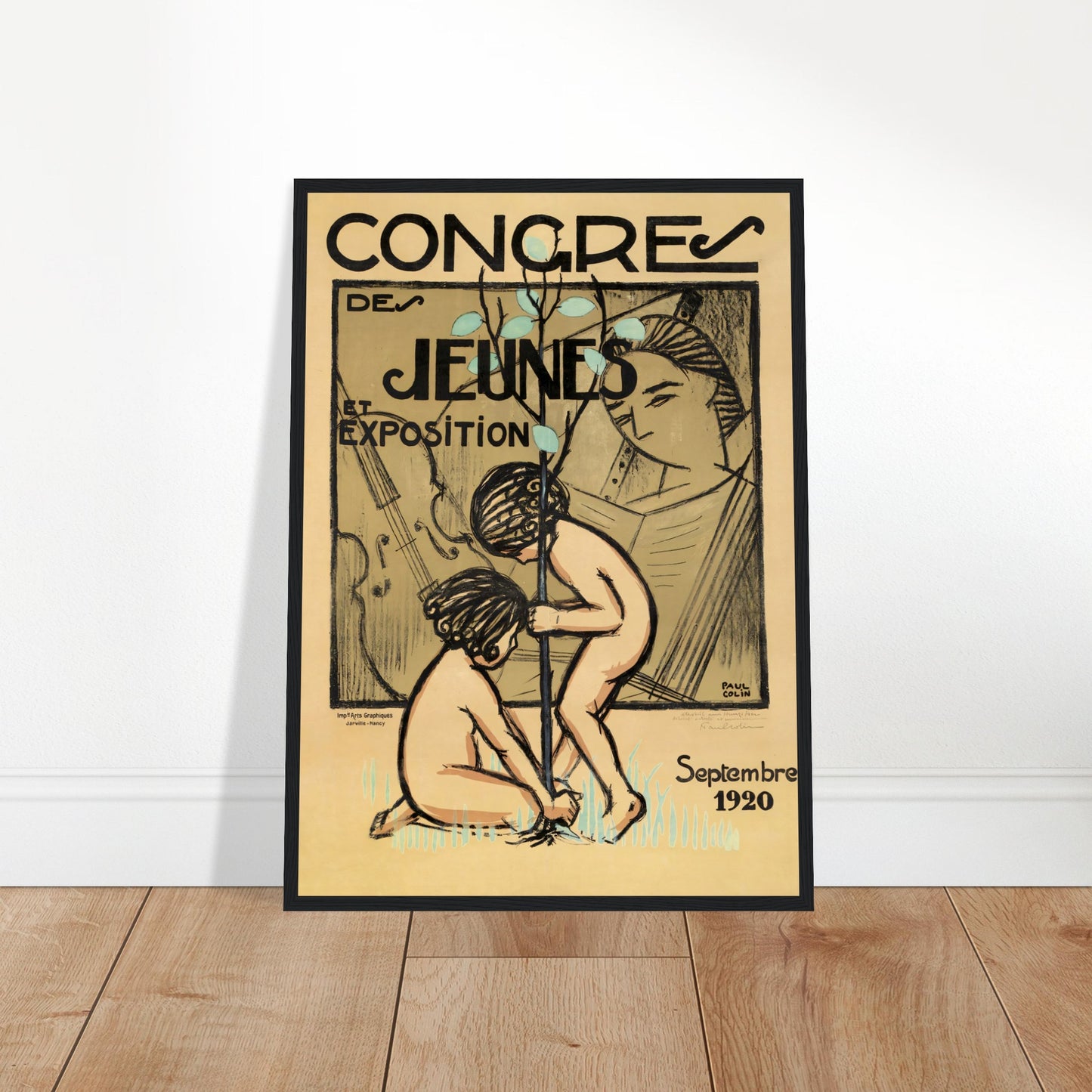 Vintage Poster reprint on premium matte paper - Posterify