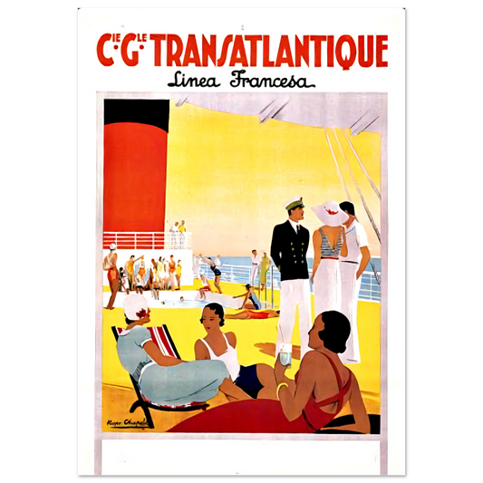 Vintage poster reprint on Premium Matte Paper