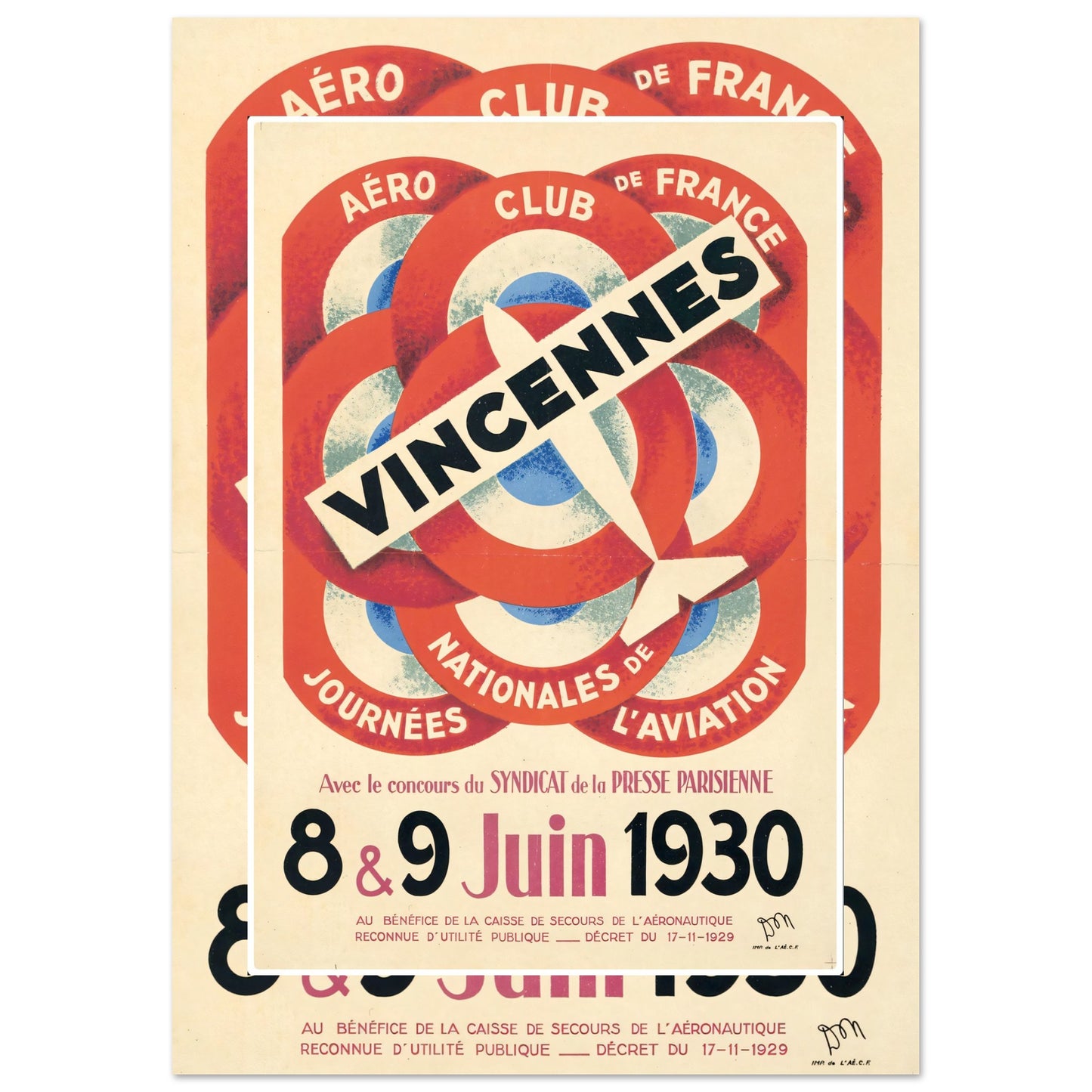 Vintage Poster Reprint on Premium Matte Paper - Posterify