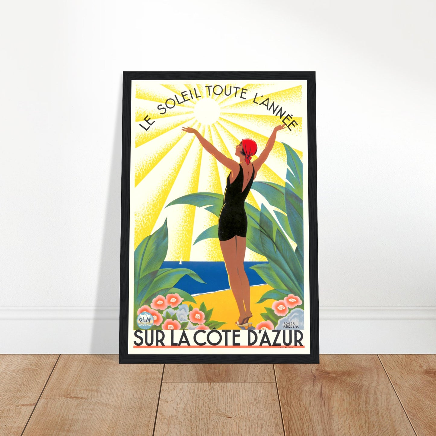 Sur La Côte d'Azur Vintage Poster Reprint on Premium Matte Paper - Posterify