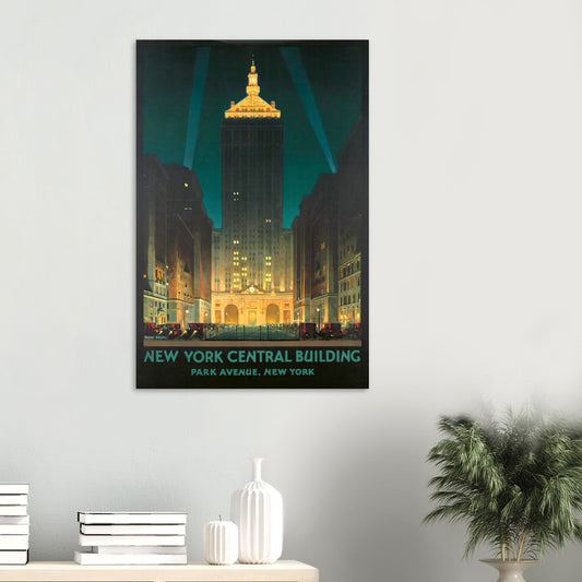 New York Vintage Poster Reprint on premium Matte paper - Posterify
