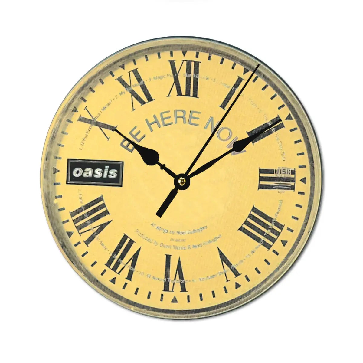 Oasis CD Wood Clock - Image #1