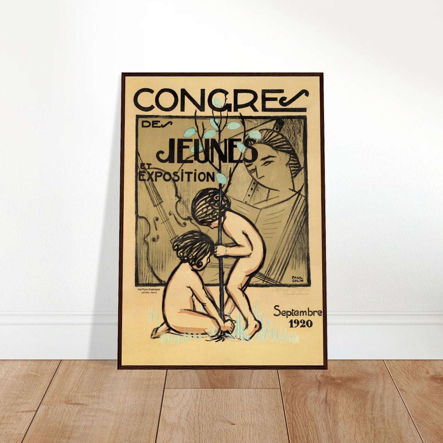 Vintage Poster reprint on premium matte paper - Posterify