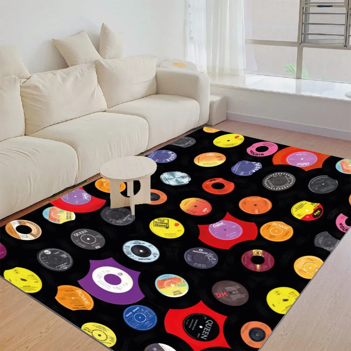 40 Smash Hit Vinyl Singles Floor Mat - Posterify