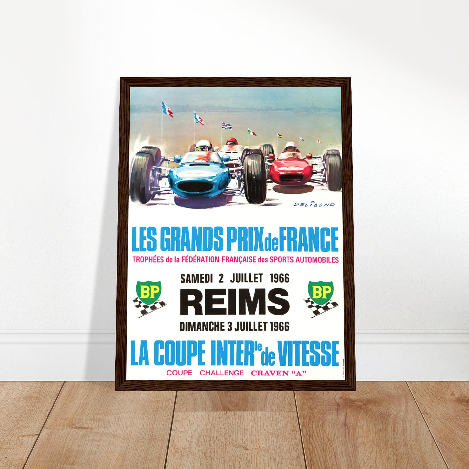 Reims Vintage Poster Reprint on Premium Matte Paper - Posterify